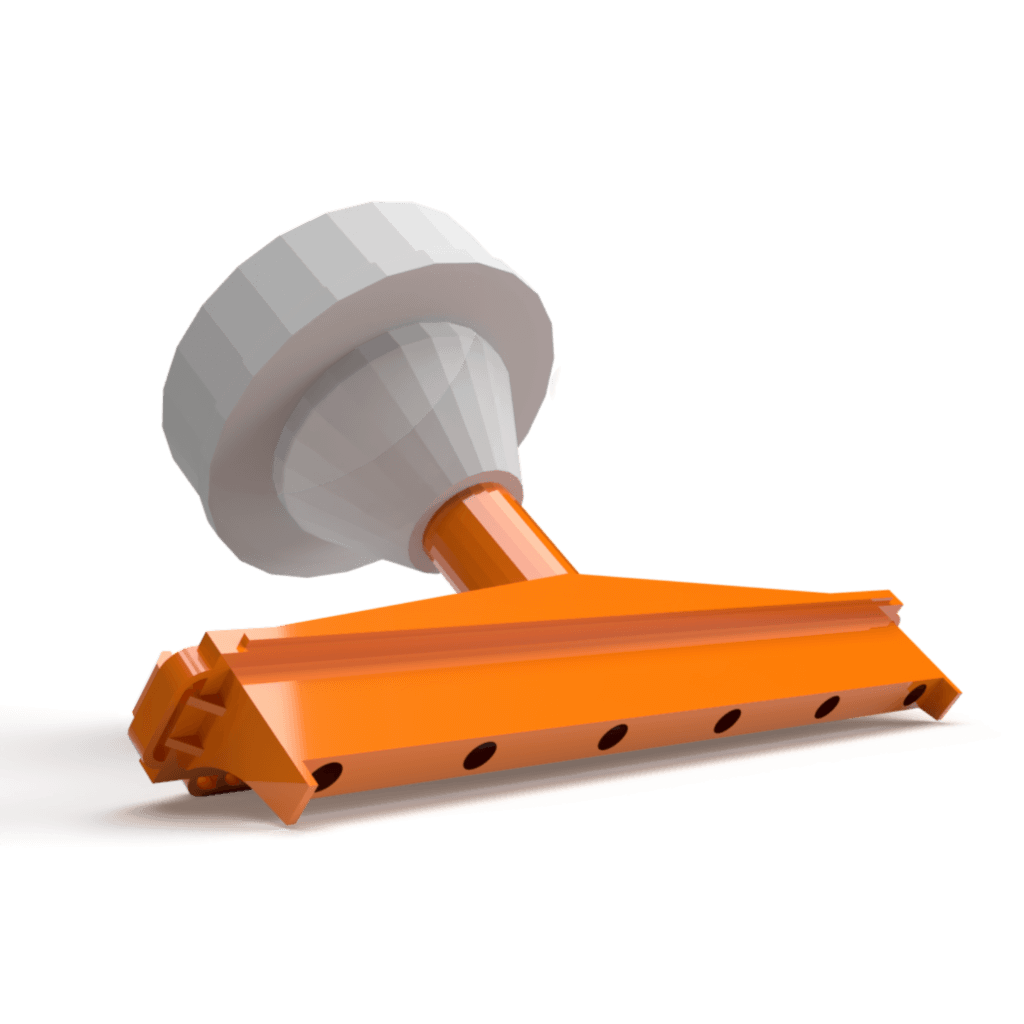 multiiiibead MB07 nozzle dispensing with the sachet adapter