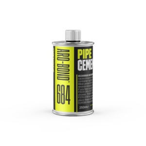Aro-Bond 684 PVC Pipe Cement high-strength non-drip adhesive bottle