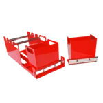 Red GlueFix GF300 tool kit with two rectangular metal components